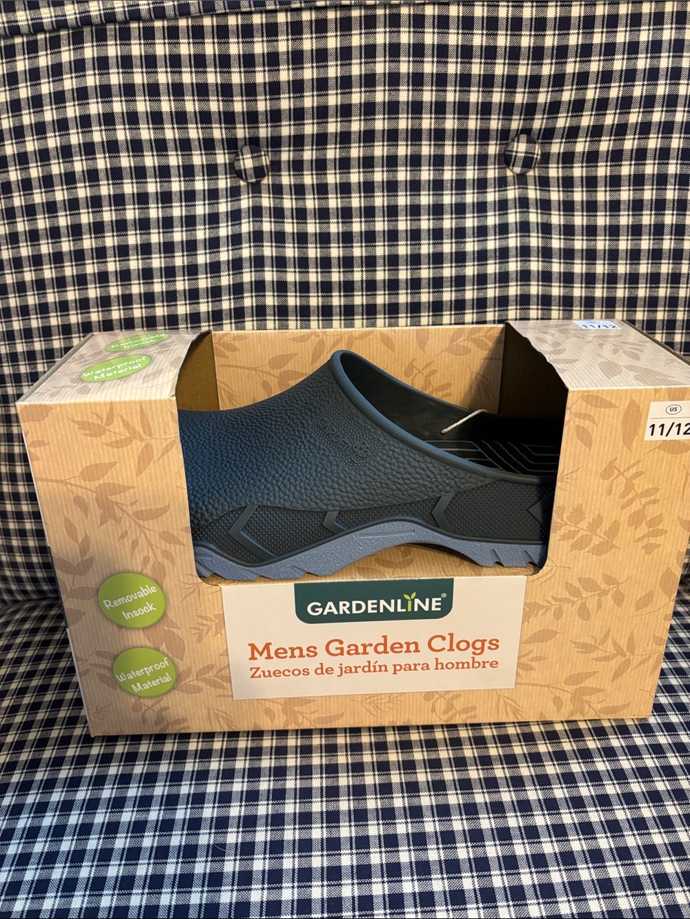 Men's Garden Clogs in Navy